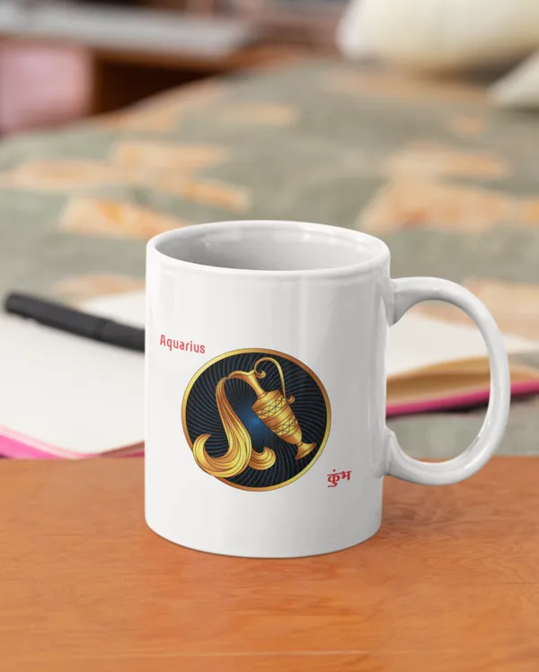 Aquarius_Zodiac_Sign_Ceramic_Coffee_Mug_-_White_with_Golden_Water_Bearer_Design