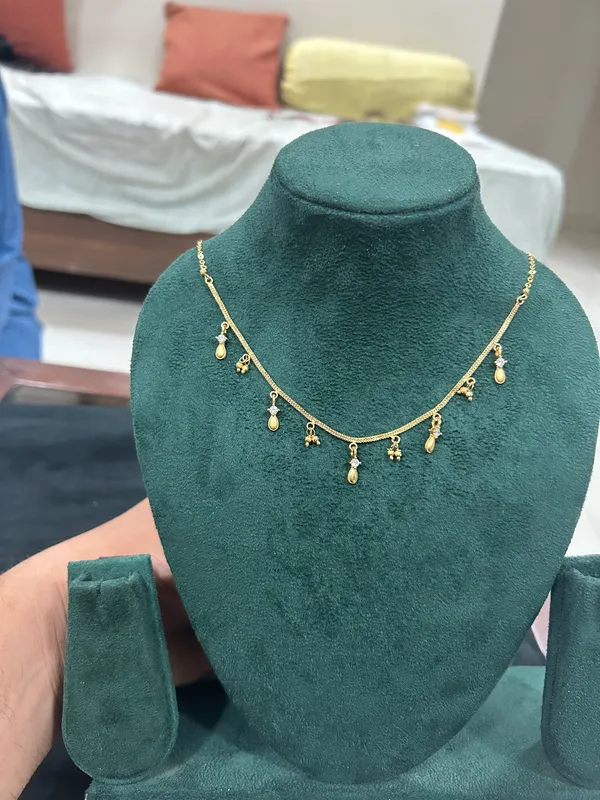 Delicate_Gold_Charm_Drop_Necklace_with_CZ_Accents