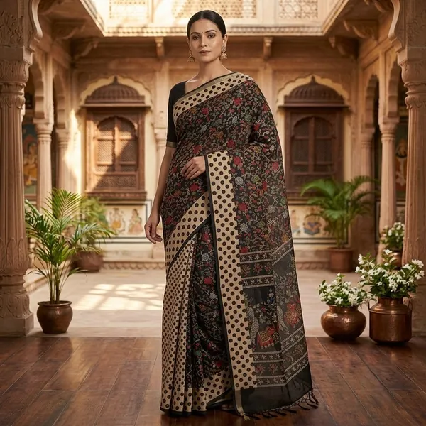 Black_100%_Silk_Saree_For_Women