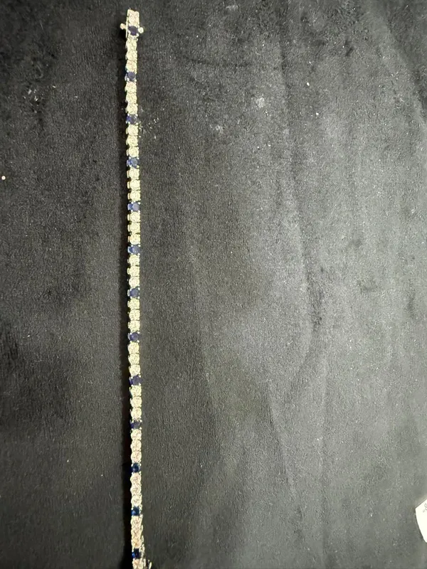 Silver_&_Blue_Sapphire_CZ_Tennis_Bracelet