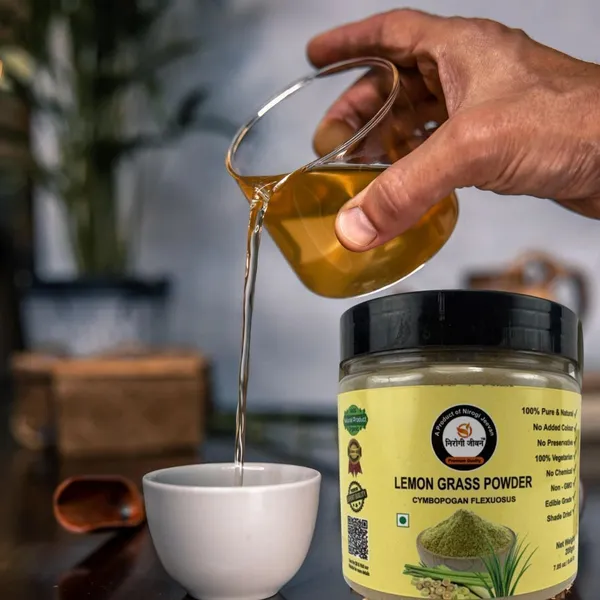 Nirogi_Jeevan_100%_Natural_Lemongrass_Powder_Make_150+Cup_of_Herbal_Tea,0_Preservatives_(200_g)
