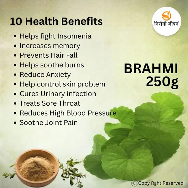 Nirogi_Jeevan_Brahmi_Powder|_All_Pure_-_Health,_Hair_&_Skin_Care|_Edible-Organic_Grade_(250_g)