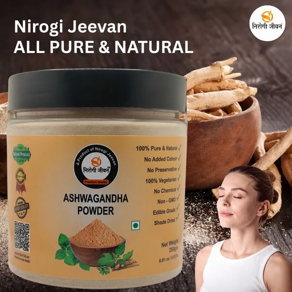 Nirogi_Jeevan_ASHWAGANDHA_POWDER_|Withania_Somnifera_|_All_Pure,_Natural_&_Organic|_Extra_Fine_(250_g)