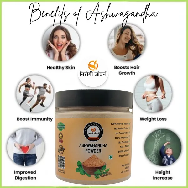 Nirogi_Jeevan_ASHWAGANDHA_POWDER_|Withania_Somnifera_|_All_Pure,_Natural_&_Organic|_Extra_Fine_(250_g)