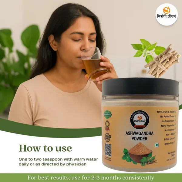 Nirogi_Jeevan_ASHWAGANDHA_POWDER_|Withania_Somnifera_|_All_Pure,_Natural_&_Organic|_Extra_Fine_(250_g)