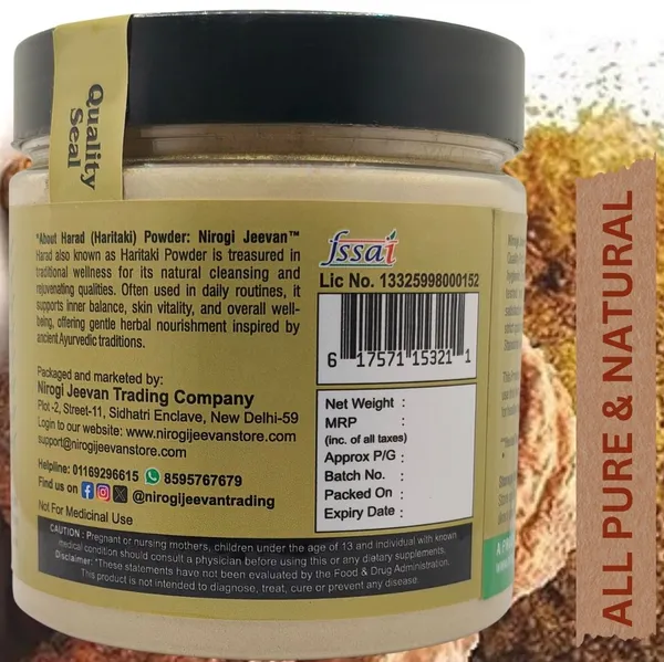 Nirogi_Jeevan_HARAD_POWDER_|_Haritaki_|Terminalia_Chebula|All_Pure,_Natural_&_Organic_Grade_(300_g)