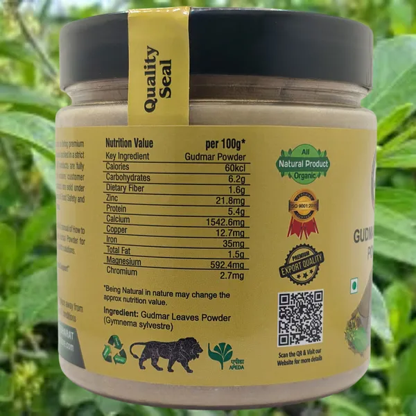 Nirogi_Jeevan_GURMAR_POWDER_|Gymnema_sylvestre|Madhunashini_|All_Pure,_Natural_&_Organic_Grade_(250_g)