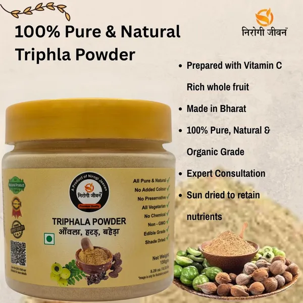 Nirogi_Jeevan_Triphala_Churna_Powder_100%_Organic_With_Swarna_Amalaki,_Haritaki,_&_Bibhitaki_(150_g)