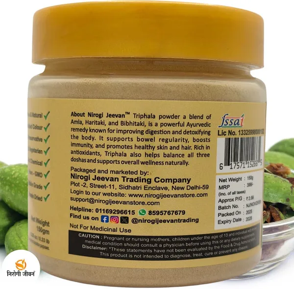 Nirogi_Jeevan_Triphala_Churna_Powder_100%_Organic_With_Swarna_Amalaki,_Haritaki,_&_Bibhitaki_(150_g)