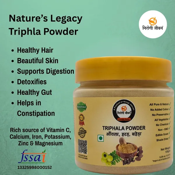 Nirogi_Jeevan_Triphala_Churna_Powder_100%_Organic_With_Swarna_Amalaki,_Haritaki,_&_Bibhitaki_(150_g)