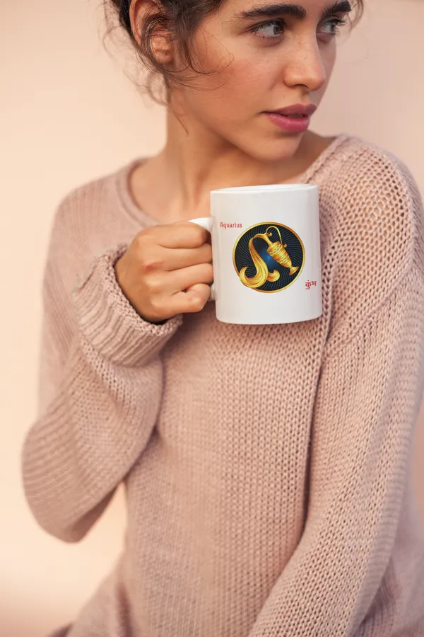 Aquarius_Zodiac_Sign_Ceramic_Coffee_Mug_-_White_with_Golden_Water_Bearer_Design