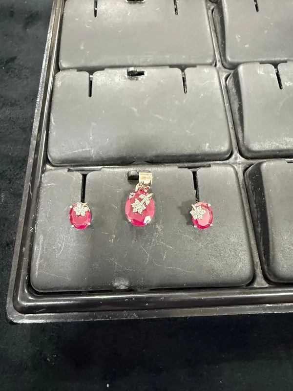 Ruby_Oval_Stone_Pendant_Set_with_CZ_Floral_Accent