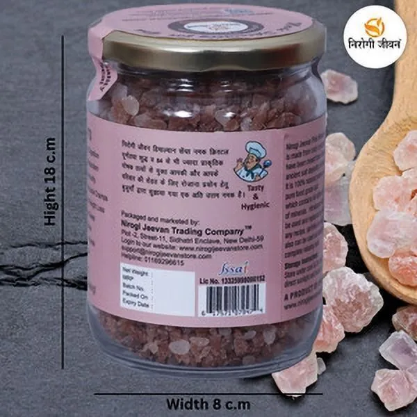 Nirogi_Jeevan_100%_Natural_&_Unrefined,Himalayan_Pink_Rock_Salt_Crystals_Whole,Granules,Sendha_Rock_Salt_(600_g)