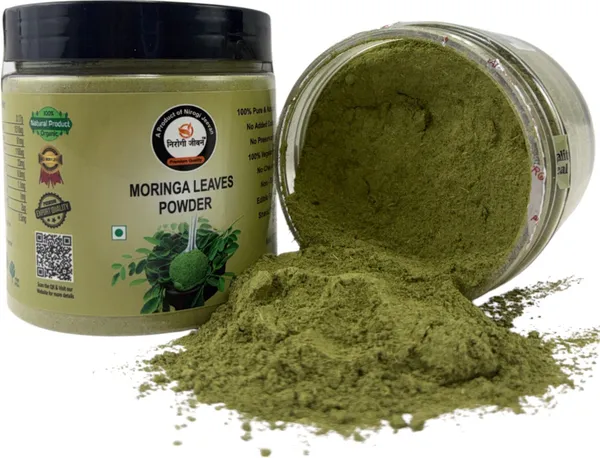 Nirogi_Jeevan_100%_Organic_Moringa_Powder_Oleifera,Moringa_Leaves,Support_Digestion_&_Immunity_(250_mg)