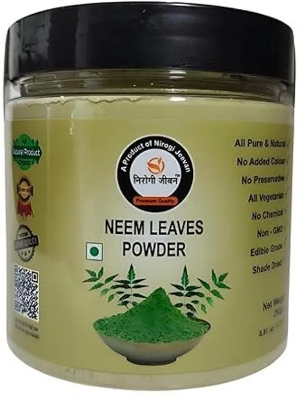 Nirogi_Jeevan_Organic_Neem_Patta_Powder_Azadirachta_Indica_Herbal_Neem_Leaves,_For_Skin_&_Hair_(250_mg)