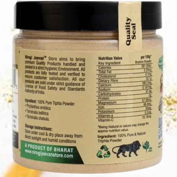 Nirogi_Jeevan_Triphala_Churna_Powder_100%_Organic_With_Swarna_Amalaki,_Haritaki,_&_Bibhitaki_(300_g)