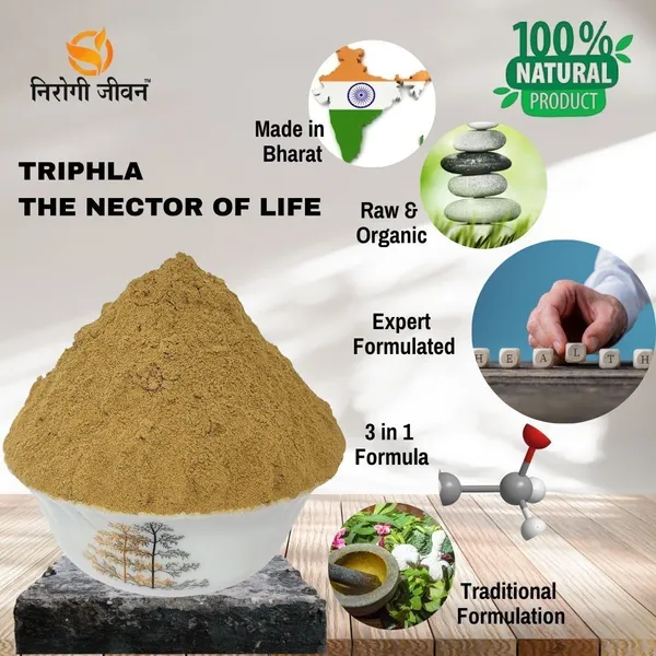 Nirogi_Jeevan_Triphala_Churna_Powder_100%_Organic_With_Swarna_Amalaki,_Haritaki,_&_Bibhitaki_(300_g)