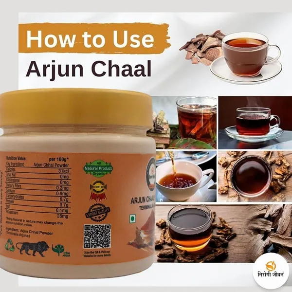 Nirogi_Jeevan_Arjun_Chhal_Powder_|_All_Pure,_Edible_&_Natural|_Healthy_Heart,_Skin_&_Hair_Care_(150_g)