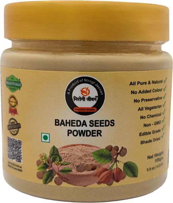 Nirogi_Jeevan_Baheda_–_Bibhitaki_Powder_|_All_Pure,_Edible_&_Natural|_Health,_Skin_&_Hair_Care_(100_g)
