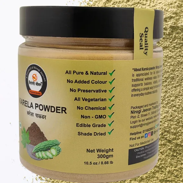 Nirogi_Jeevan_All_Pure,_Natural_&_Organic_Grade_Karela_Powder_-_Edible_Grade-Diabetic_Friendly_(300_g)