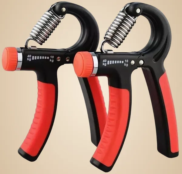Manogyam_2Pc_Hand_Gripper_For_Best_Hand_Exerciser_Grip_Adjustable_10Kg_Hand_Grip/_Hand_Grip/Fitness_Grip_(Black,_Orange)
