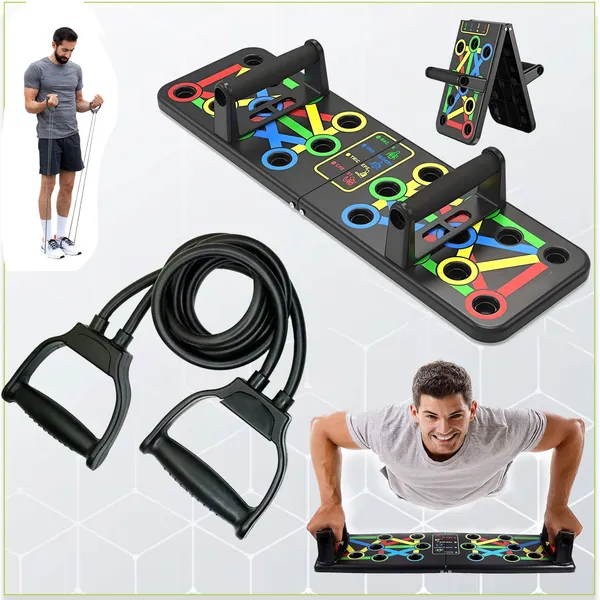 Manogyam_Combo_-_2_Push-Up_Boards,_And_Toning_Tube,_Full_Body_Workout_Set_Push-Up_Bar_(Black)