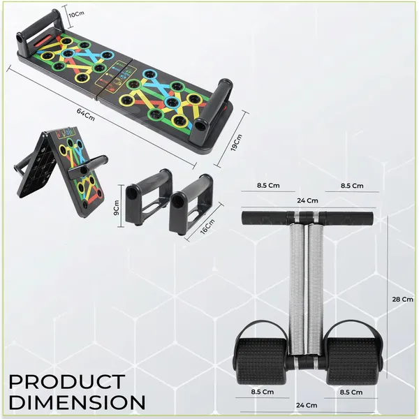 Manogyam_Combo_-_2_Push-Up_Boards,_And_Tummy_Trimmer_Black,_Full_Body_Workout_Set_Push-Up_Bar_(Black)