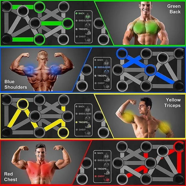Manogyam_Combo_-_2_Push-Up_Boards,_And_Toning_Tube_Gray,_Full_Body_Workout_Set_Push-Up_Bar_(Black)