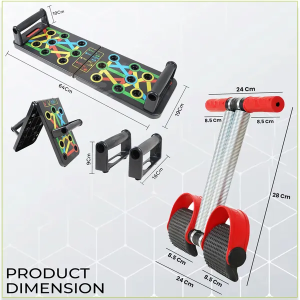 Manogyam_Combo_Of_2_Push-Up_Boards_And_Tummy_Trimmer,_Full_Body_Workout_Set_Push-Up_Bar_(Black)