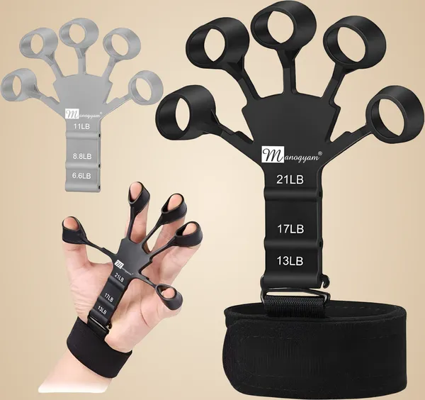 Manogyam_Hand_Grip_Strengthner_Finger_Trainer_6_Resistance_Level_Forearm_Wrist_Exerciser_Hand_Grip/Fitness_Grip