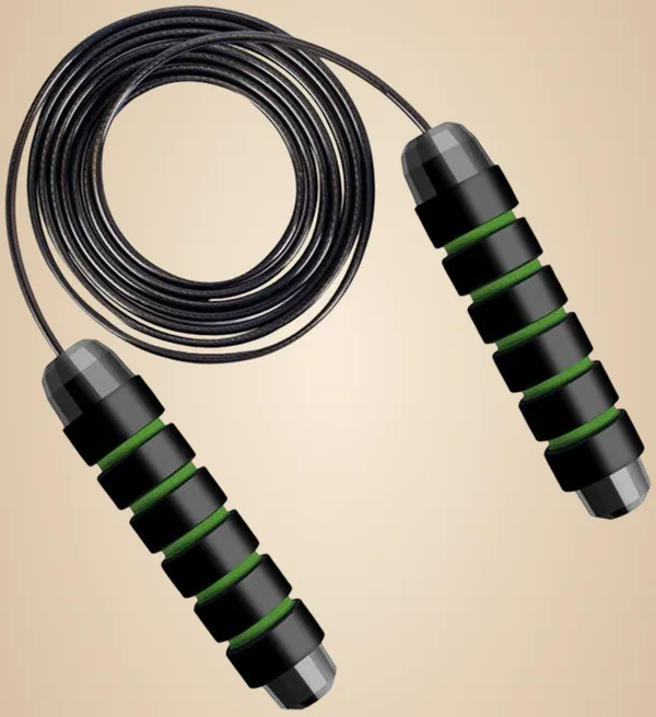 Manogyam_Skipping_Rope_For_Men,_Women_And_Children_-_Jump_Rope_For_Exercise_Workout_Freestyle_Skipping_Rope_(Green,_Length:_280_Cm)