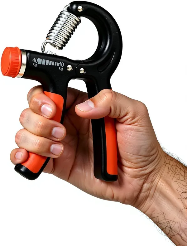 Manogyam_For_Best_Exerciser_Adjustable_10Kg_Hand_Grip/Fitness_Grip_(Black,_Orange)
