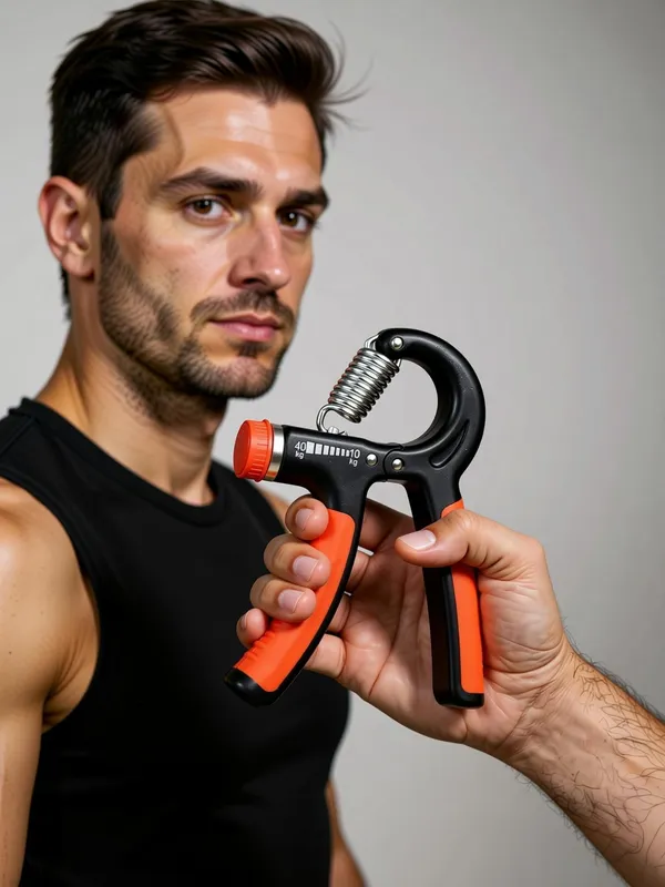 Manogyam_For_Best_Exerciser_Adjustable_10Kg_Hand_Grip/Fitness_Grip_(Black,_Orange)