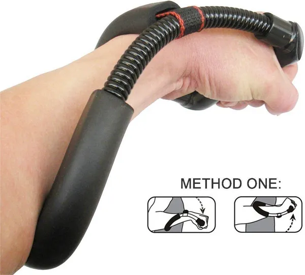 Manogyam_Adjustable_Forearm_Strengthener_Wrist_Exerciser_Hand_Grip/Fitness_Grip_(Black)