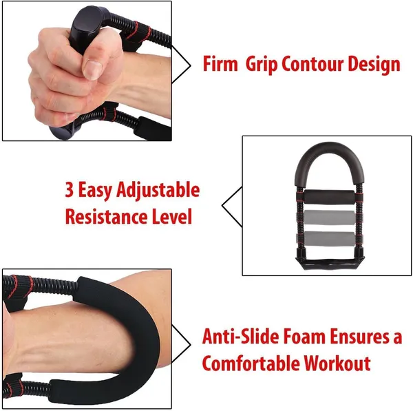 Manogyam_Adjustable_Hand_Muscle_Wrist_Developer_Fitness_Spring_Hand_Grip_For_Finger_Strength_Hand_Grip/Fitness_Grip_(Multicolor)