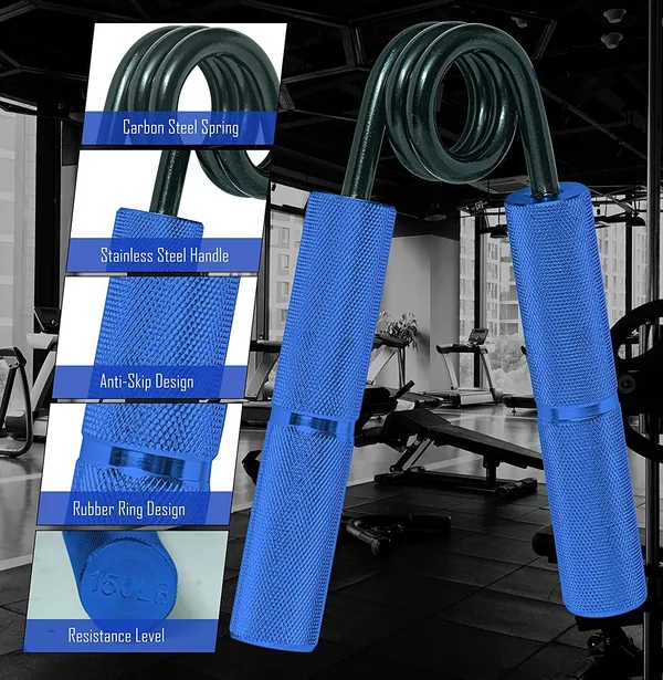 Manogyam_Heavy-Duty_Metal_Hand_Grip_Strengthener_150_Lb_Wrist_Hand_Exerciser_Hand_Grip/Fitness_Grip