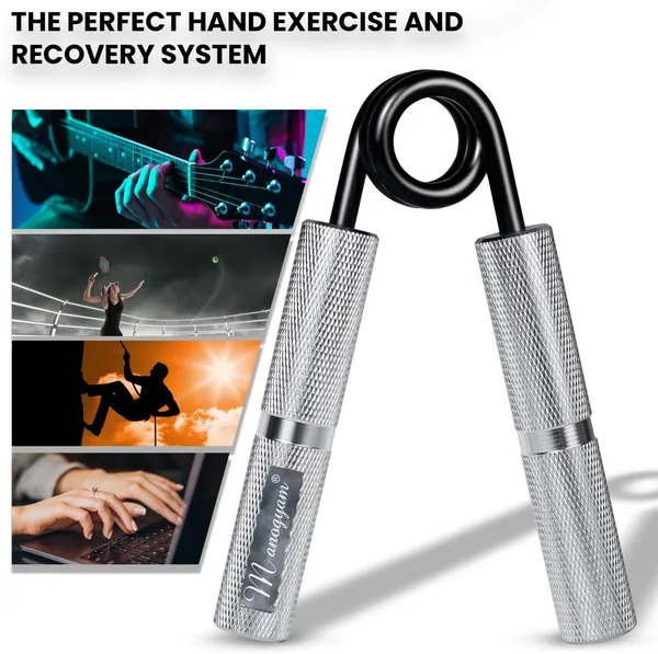 Manogyam_Heavy-Duty_Metal_Strengthener_150Lb_Wrist_Exerciser_Hand_Grip/Fitness_Grip_(Silver)