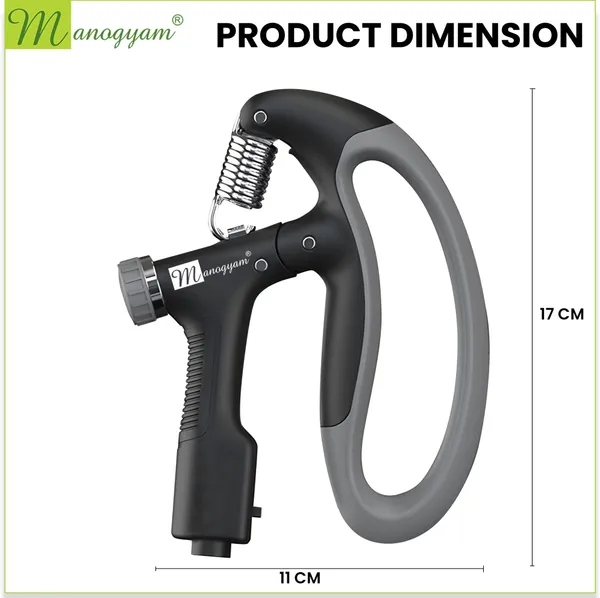 Manogyam_Professional_Training_Adjustable_Electronic_Muscle_Training_10-100_Kg_Hand_Grip/Fitness_Grip_(Black)