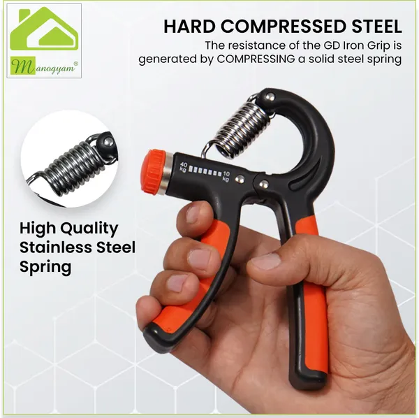 Manogyam_2Pc_Hand_Gripper_For_Best_Hand_Exerciser_Grip_Adjustable_10Kg_Hand_Grip/_Hand_Grip/Fitness_Grip_(Black,_Orange)