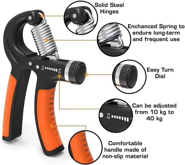 Manogyam_Adjustable_R_Shape_Hand_Grip_Strengthener,_Hand_Gripper_For_Men_And_Women_Hand_Grip/Fitness_Grip_(Multicolor)