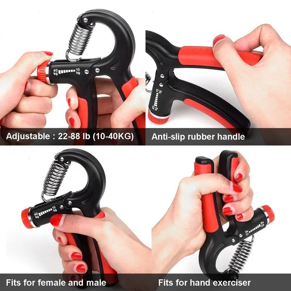 Manogyam_Adjustable_R_Shape_Hand_Grip_Strengthener,_Hand_Gripper_For_Men_And_Women_Hand_Grip/Fitness_Grip_(Multicolor)
