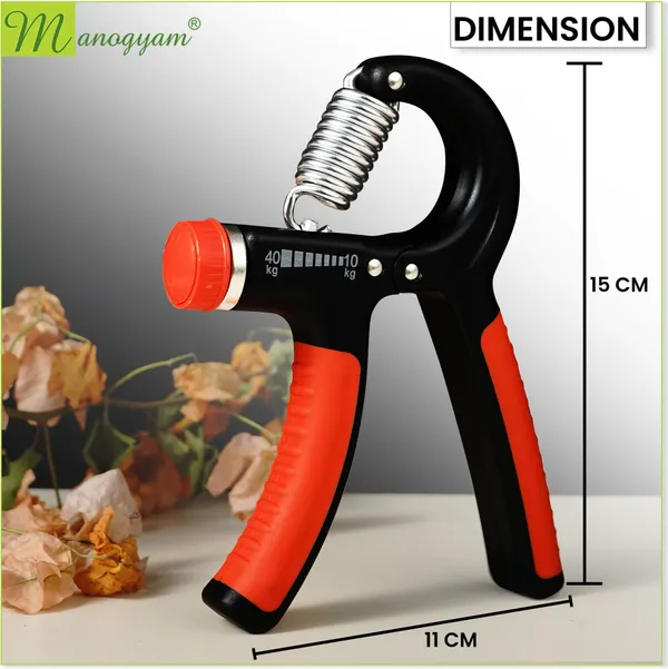 Manogyam_Hand_Gripper_Adjustable_(10-40Kg)_Best_Hand_Exerciser_For_Home_And_Gym_Hand_Grip/Fitness_Grip_(Black,_Orange)