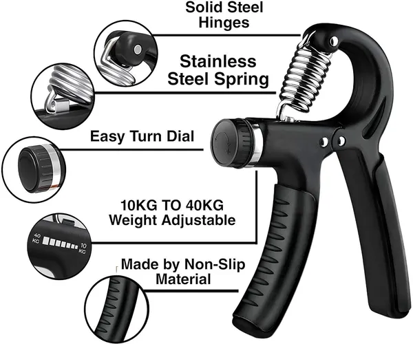 Manogyam_Adjustable_Hand_Grip_Strengthener_And_Hand_Gripper(10Kg_To_40Kg)_Hand_Grip/Fitness_Grip_(Black)