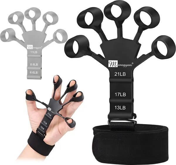 Manogyam_Hand_Grip_Strengthner_Finger_Trainer_6_Resistance_Level_Forearm_Wrist_Exerciser_Hand_Grip/Fitness_Grip