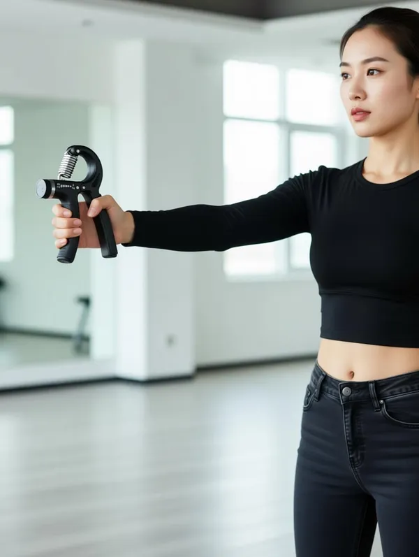 Manogyam_Hand_Grip_Strenghtner_5-60Kg_Adjustable_Resistance_Wrist_And_Forearm_Trainer_Finger_Hand_Grip/Fitness_Grip_(Black)