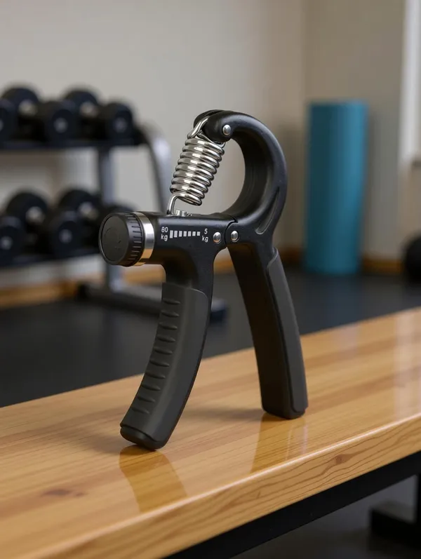 Manogyam_Hand_Grip_Strenghtner_5-60Kg_Adjustable_Resistance_Wrist_And_Forearm_Trainer_Finger_Hand_Grip/Fitness_Grip_(Black)