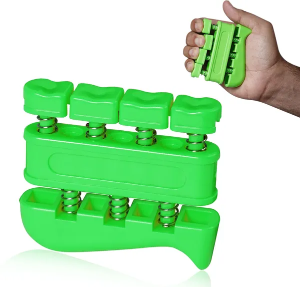 Manogyam_Finger_Strengthener_Finger_Exerciser_For_Forearmand_Hand_Gripper_Workout_Equipment_Hand_Grip/Fitness_Grip_(Green)