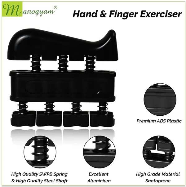 Manogyam_Finger_Strengthener_Finger_Exerciser_For_Forearm_And_Hand_Grip_Workout_Equipment_Hand_Grip/Fitness_Grip_(Black)