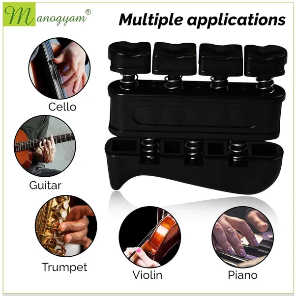 Manogyam_Finger_Strengthener_Finger_Exerciser_For_Forearm_And_Hand_Grip_Workout_Equipment_Hand_Grip/Fitness_Grip_(Black)