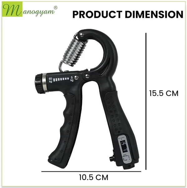 Manogyam_Combo_Pack_Of_Hand_Grip_And_Finger_Exerciser_Strength_Trainer_Hand_Workout_Kit_Hand_Grip/Fitness_Grip_(Black,_Blue)